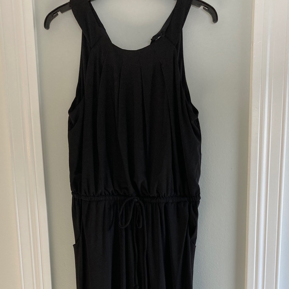 Loose Black Jumpsuit